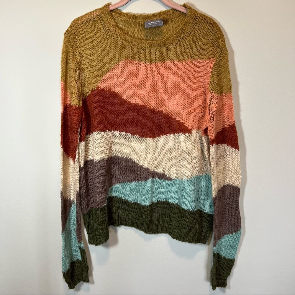 Wooden Ships Desertscape Sweater Wool Mohair Blend‎ Women’s S/M